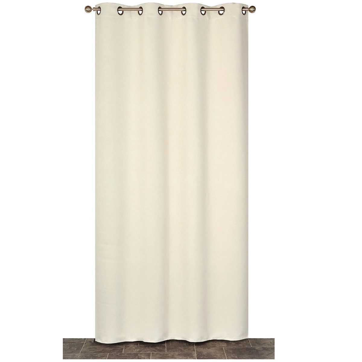 ACTUEL Rideau isolant à oeillets en polyester