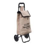 FIVE Chariot de Marché  Jute  33L Beige