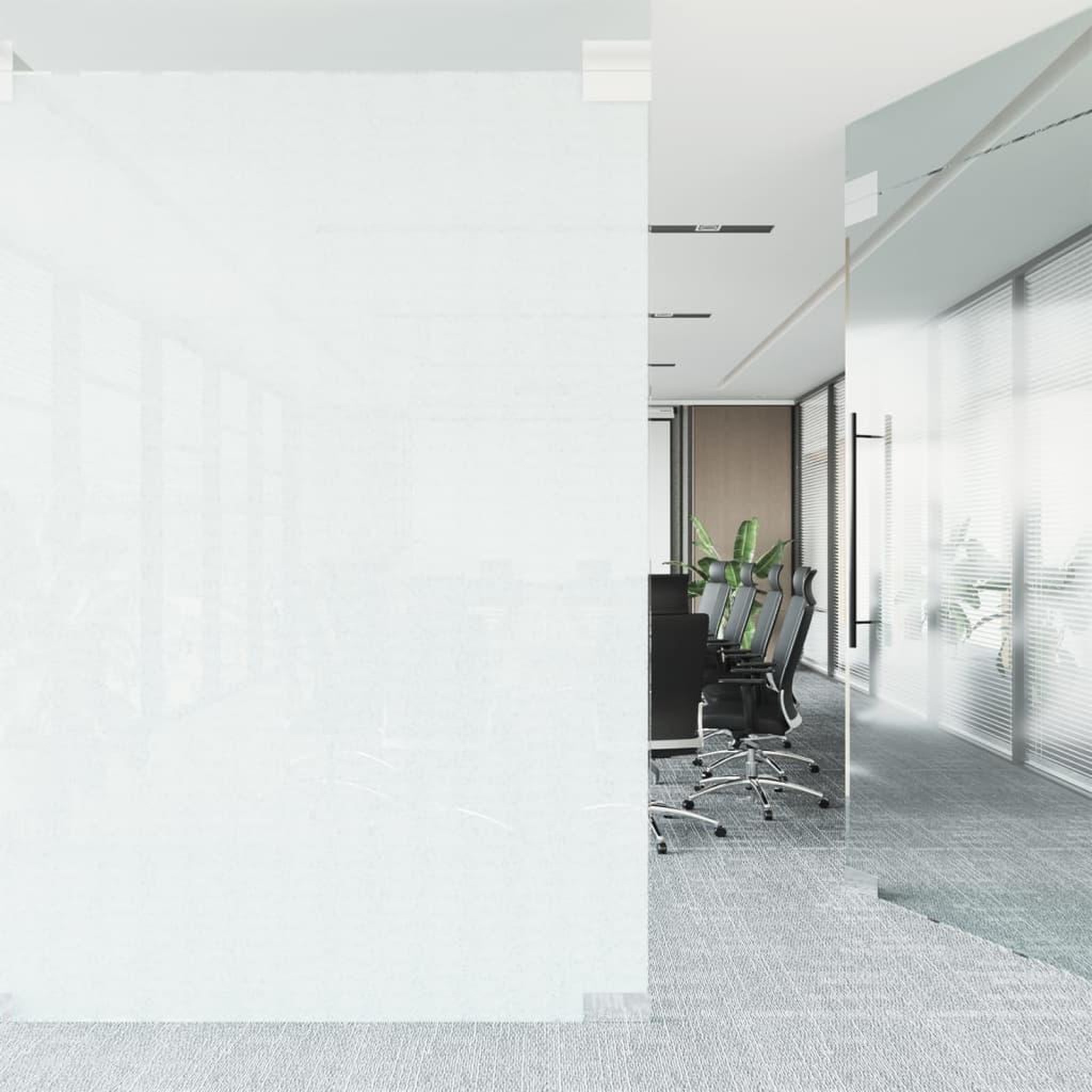Voir la diapositive 3 : VIDAXL Film pour fenetre depoli blanc 60x2000 cm PVC