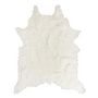Voir la diapositive 1 : Paris Prix Tapis Imitation Fourrure  Effet Peau  120x158cm Blanc