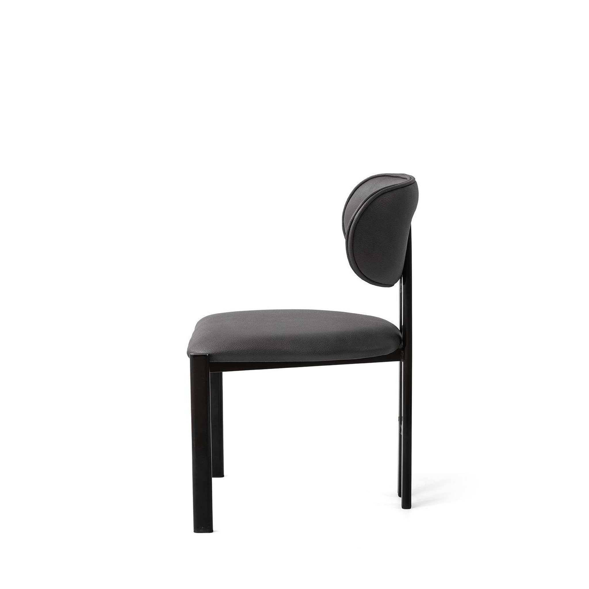 Voir la diapositive 3 : Habitat et Jardin Ensemble de chaises (2 pièces) en métal  muriz  - anthracite