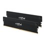 Voir la diapositive 5 : Crucial CRUCIAL Mémoire RAM DDR5 PRO - Overclocking Edition - Kit 64GB (2 x 32GO) - 6000 MT/s - CL40 - UDIMM - Noir