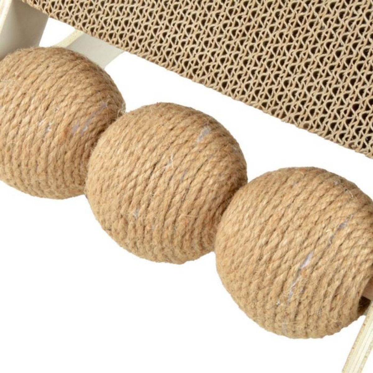 Paris Prix Griffoir Pour Chat Incliné  Boules  34cm Naturel