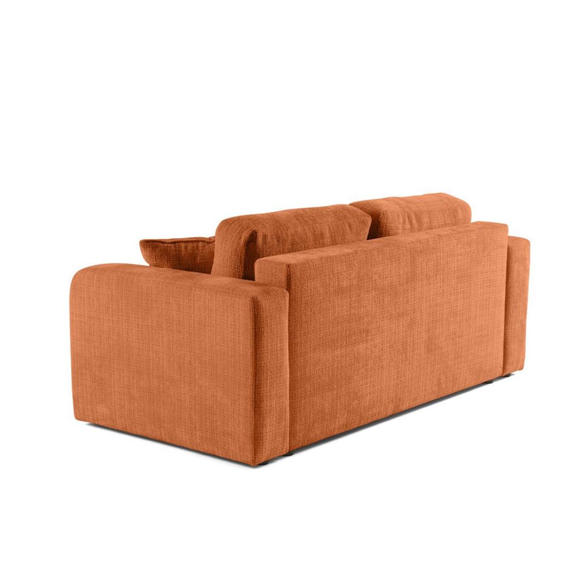 BEST MOBILIER Miro - canapé droit 2 places - en velours texturé