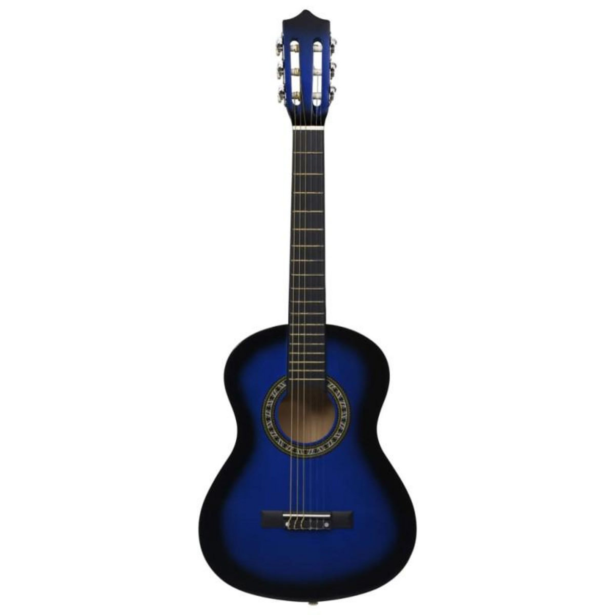 VIDAXL Guitare classique avec sac de débutants et enfants Bleu 1 2 34