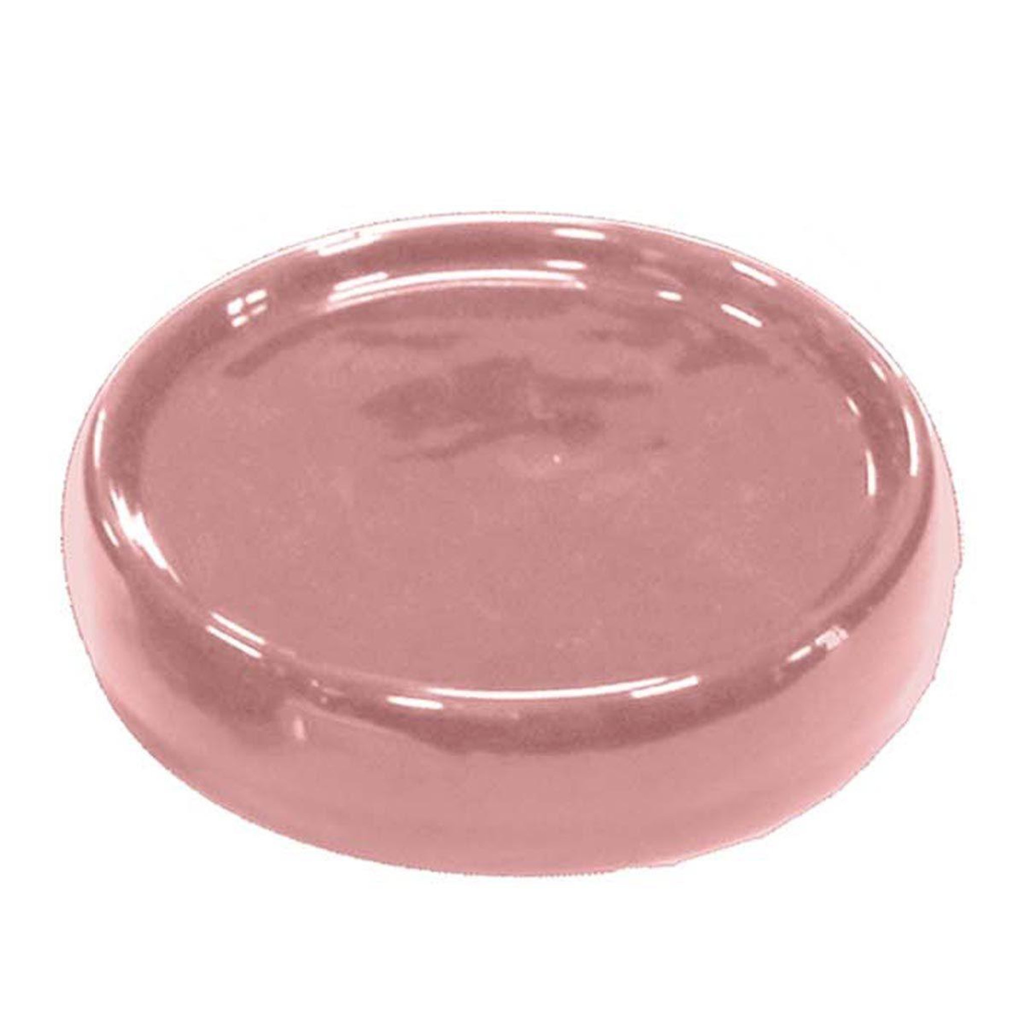 Douceur d'Intérieur Porte savon en céramique  bullea  10cm rose poudré