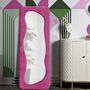 Voir la diapositive 5 : Paris Prix Miroir Mural en Velours  Theodor  160cm Fuchsia