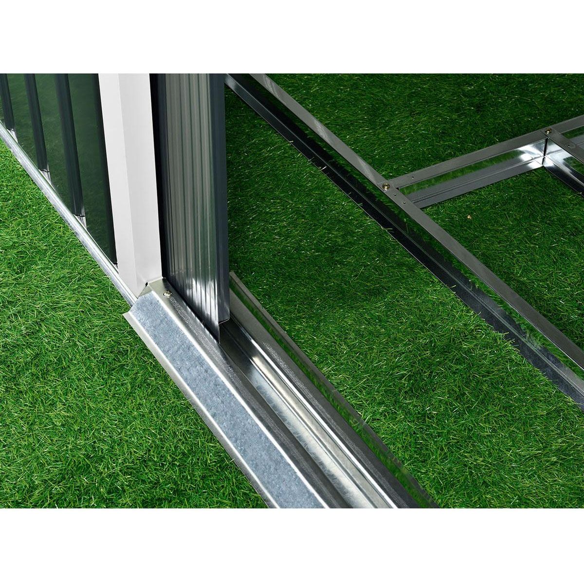 Habitat et Jardin Abri de jardin métal  Vegas - 15 m² - Gris