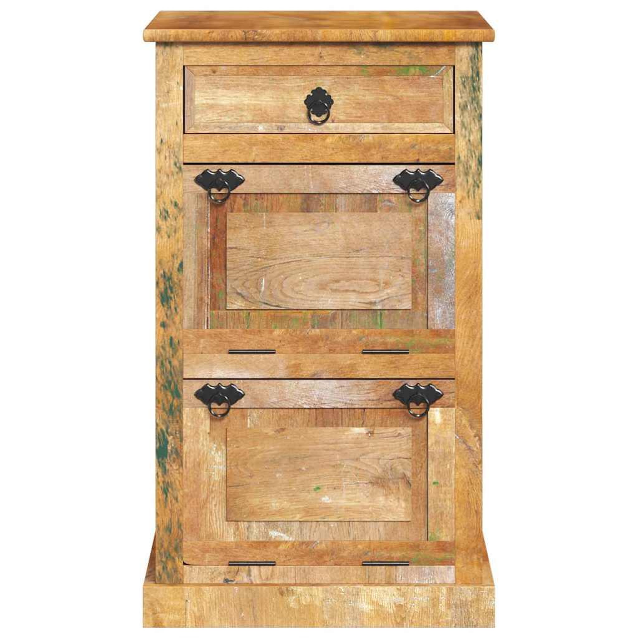 Voir la diapositive 4 : VIDAXL Armoire a chaussures 4 couches avec tiroir bois de recuperation