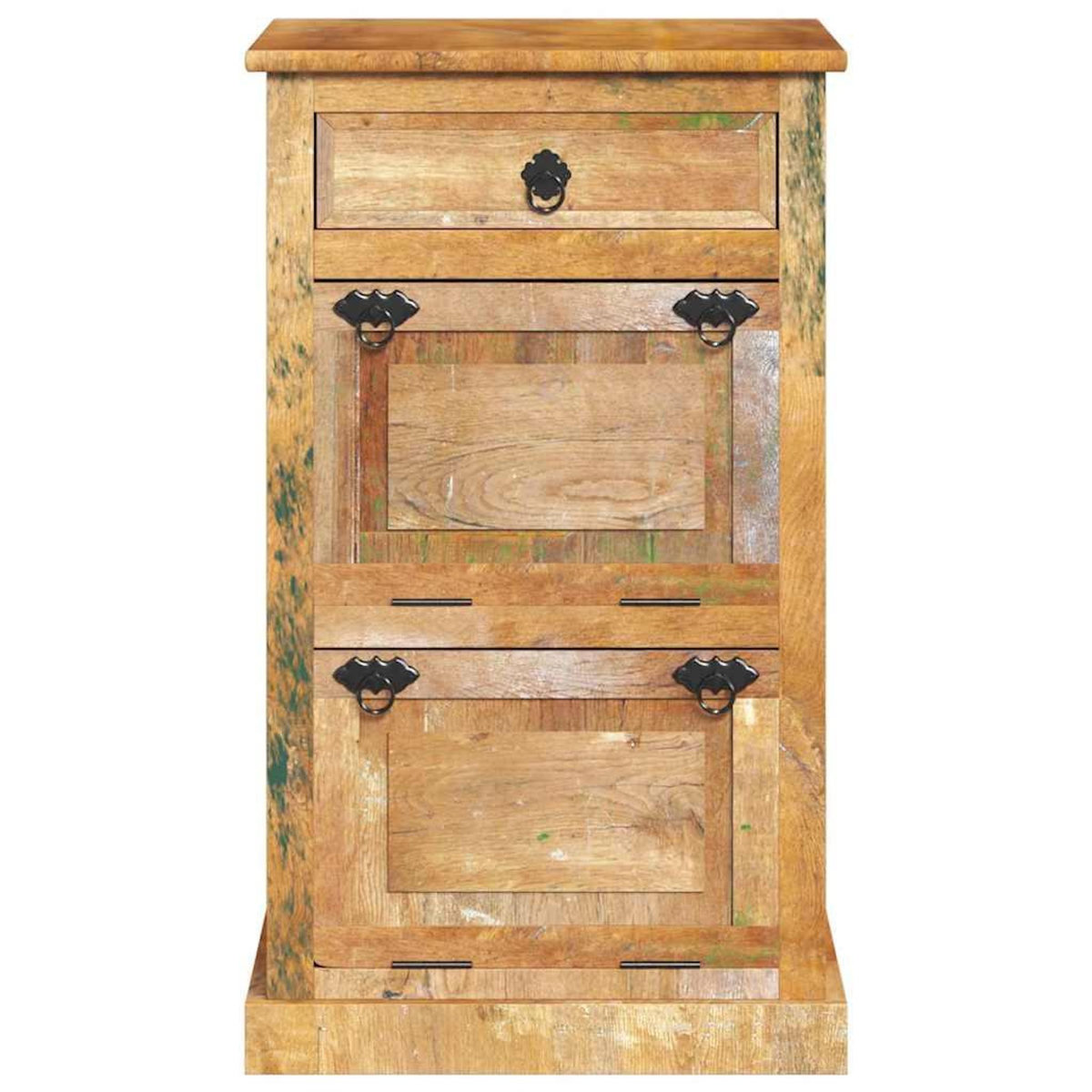 VIDAXL Armoire a chaussures 4 couches avec tiroir Bois de recuperation
