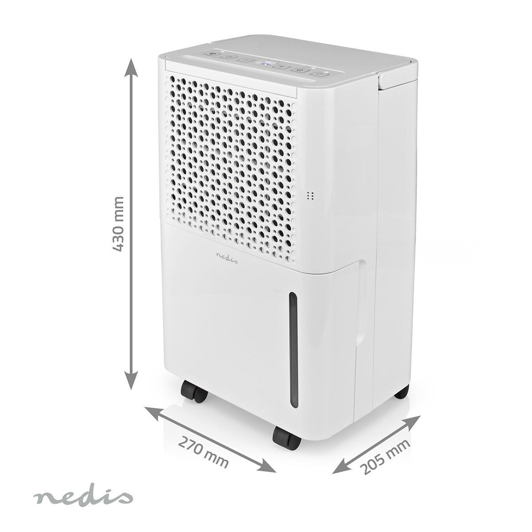 Voir la diapositive 3 : NEDIS Déshumidificateur Nedis dehu10wt 10 litres par jour