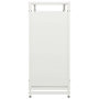 Voir la diapositive 6 : VIDAXL Portant de bois chauffage blanc 90x28x65 cm