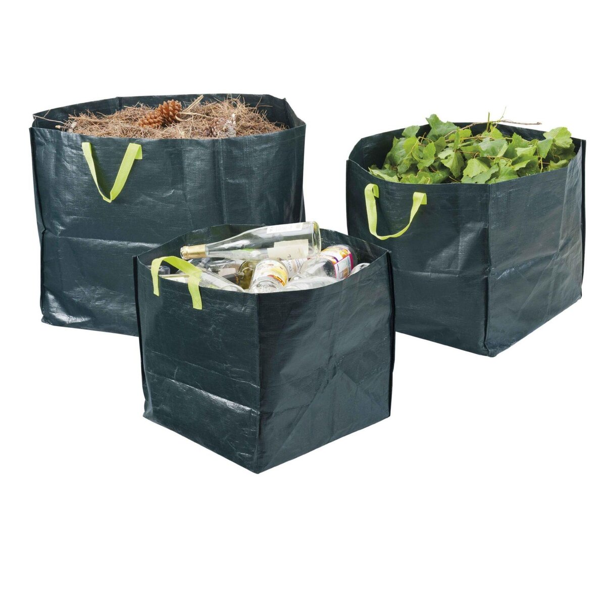 WERKAPRO Sac de jardin 3 pièces 200g/m2