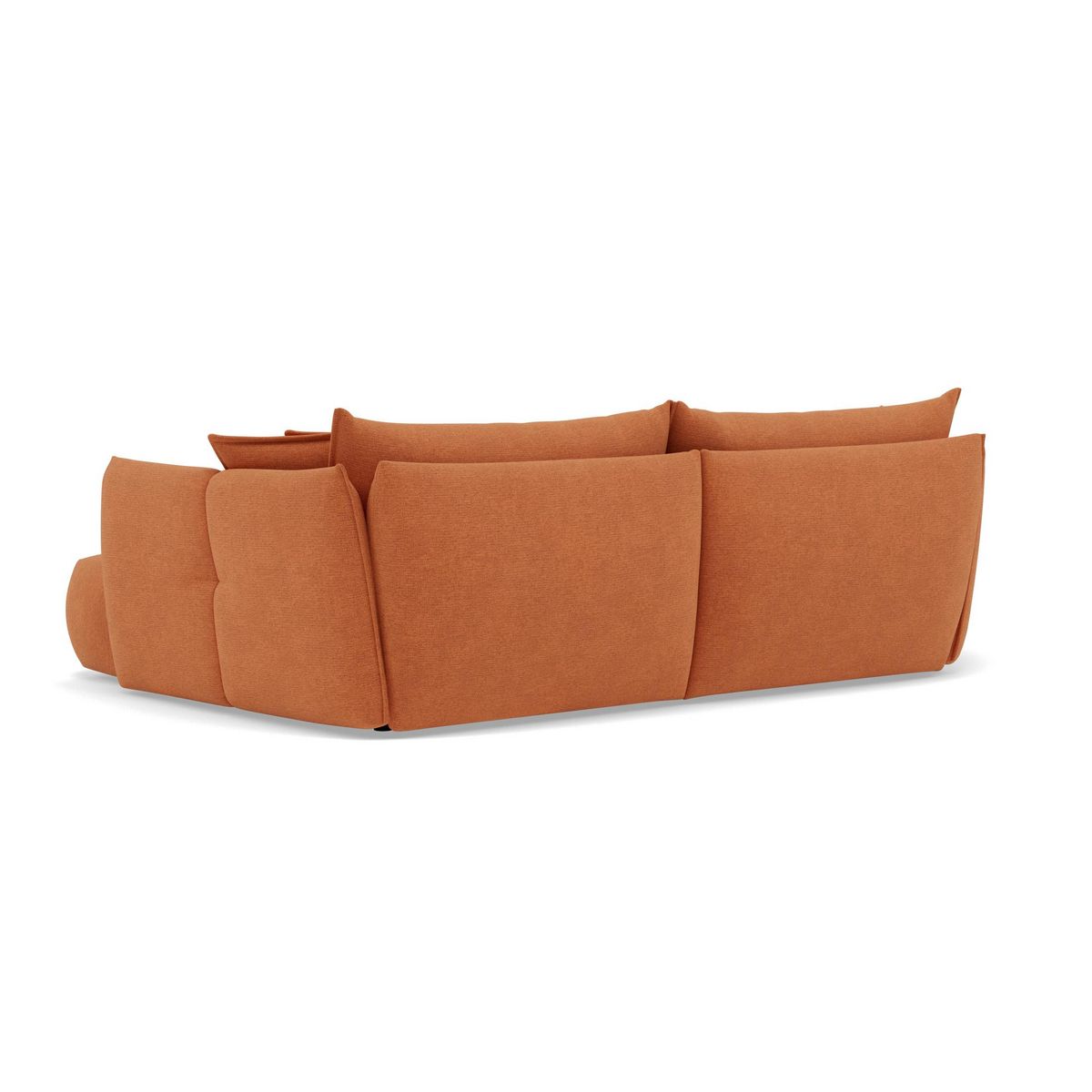 LISA DESIGN Cassiopee - canapé d'angle droit 4 places en tissu texturé