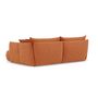 Voir la diapositive 5 : LISA DESIGN Cassiopee - canapé d'angle droit 4 places en tissu texturé
