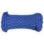 Voir la diapositive 3 : VIDAXL Corde de bateau Bleu 5 mm 100 m Polypropylene