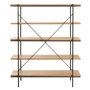 Voir la diapositive 4 : Paris Prix Étagère 5 Niveaux en Bois  Dresa  166cm Naturel