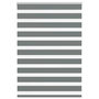 Voir la diapositive 1 : VIDAXL Store zebre gris fonce largeur du tissu 90,9 cm polyester