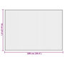 Voir la diapositive 6 : VIDAXL Tapis rectangulaire marron 70x100 cm bambou