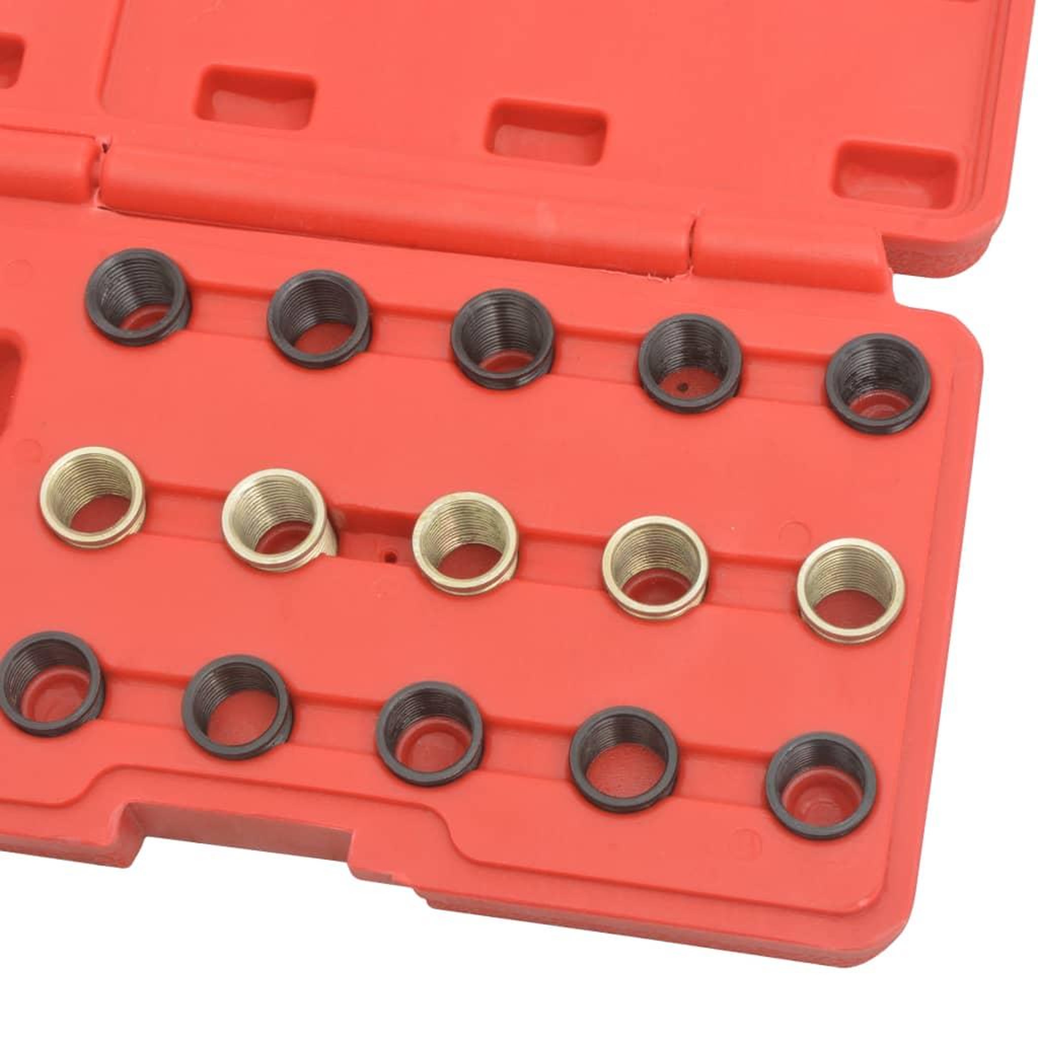 Voir la diapositive 5 : VIDAXL Kit reparation filetage bougie de prechauffage 16 pcs m14x1,25