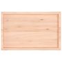 Voir la diapositive 5 : VIDAXL Dessus de table bois massif non traite bordure assortie