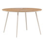 Voir la diapositive 1 : Paris Prix Table de Jardin Design  San Vito  120cm Beige & Naturel