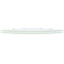 Voir la diapositive 2 : VIDAXL Etageres d'angle 2 pcs et supports chromes Verre Blanc 45x45 cm