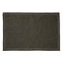 Voir la diapositive 2 : SECRET DE GOURMET Set de Table en Lin  Elina  30x45cm Vert Kaki
