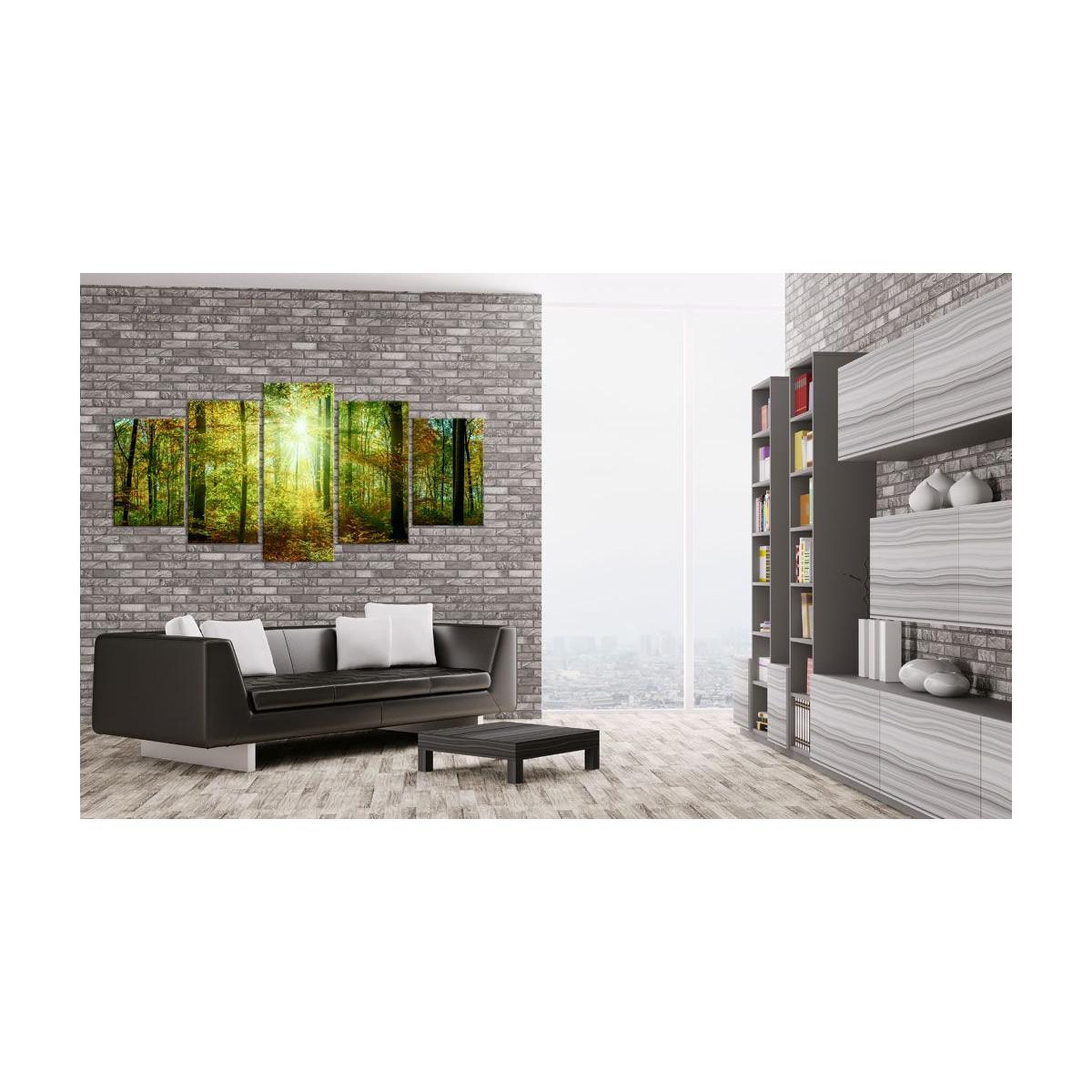Voir la diapositive 2 : Paris Prix Tableau Imprimé  Wild Forest