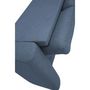 Voir la diapositive 6 : MARKET24 Canapé d'angle fixe réversible 4 places - Tissu Bleu - L245 x P150 x H86 cm - HAMILTON - Fabriqué en Ukraine