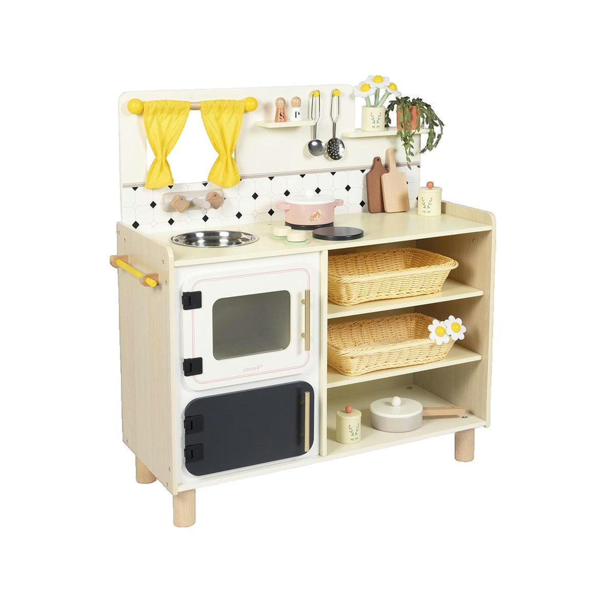 Voir la diapositive 2 : JANOD Jeu de cuisine Janod Grande Cuisine Équipée Mamie Soleil