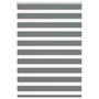 Voir la diapositive 1 : VIDAXL Store zebre gris fonce largeur du tissu 95,9 cm polyester