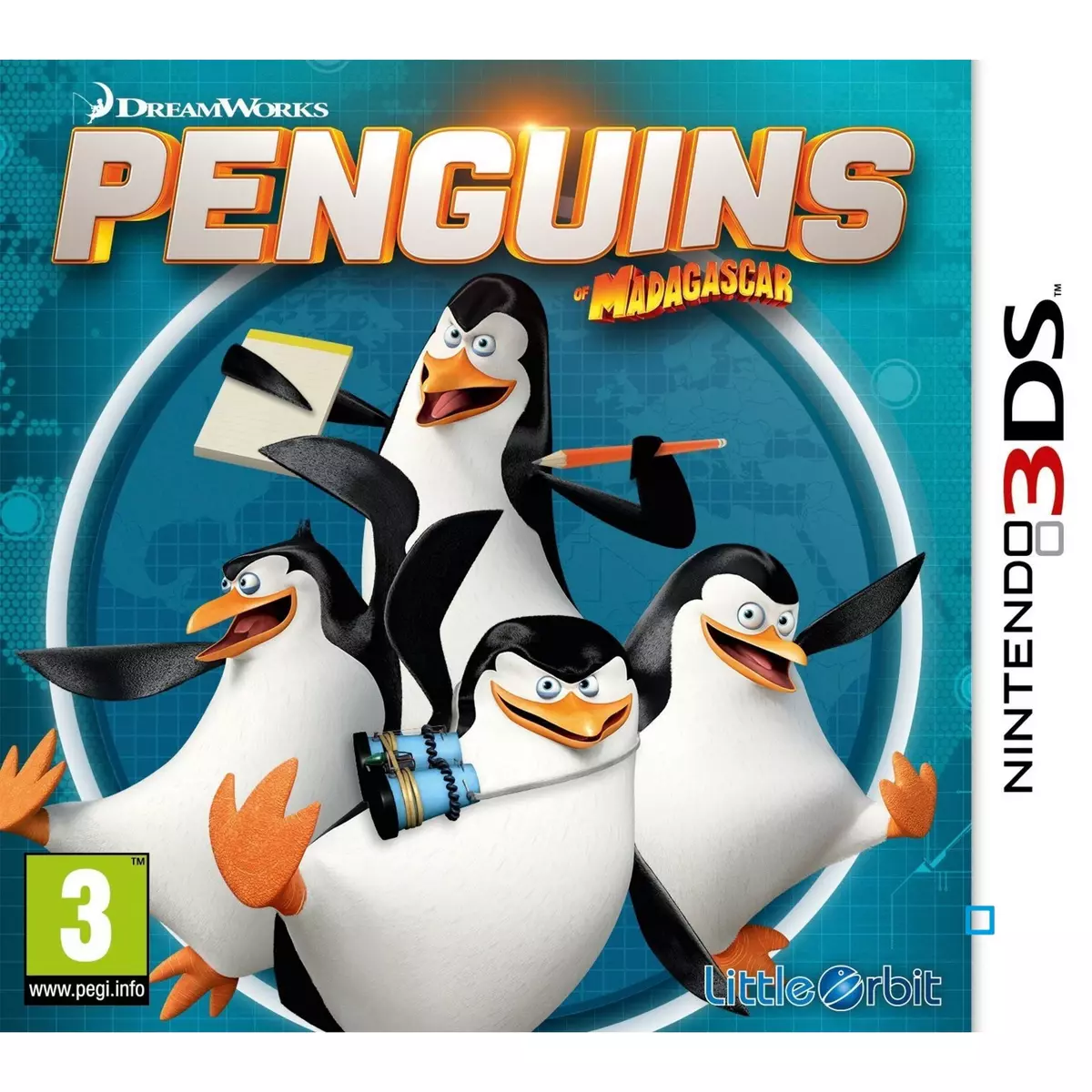 Les Pingouins de Madagascar 3DS