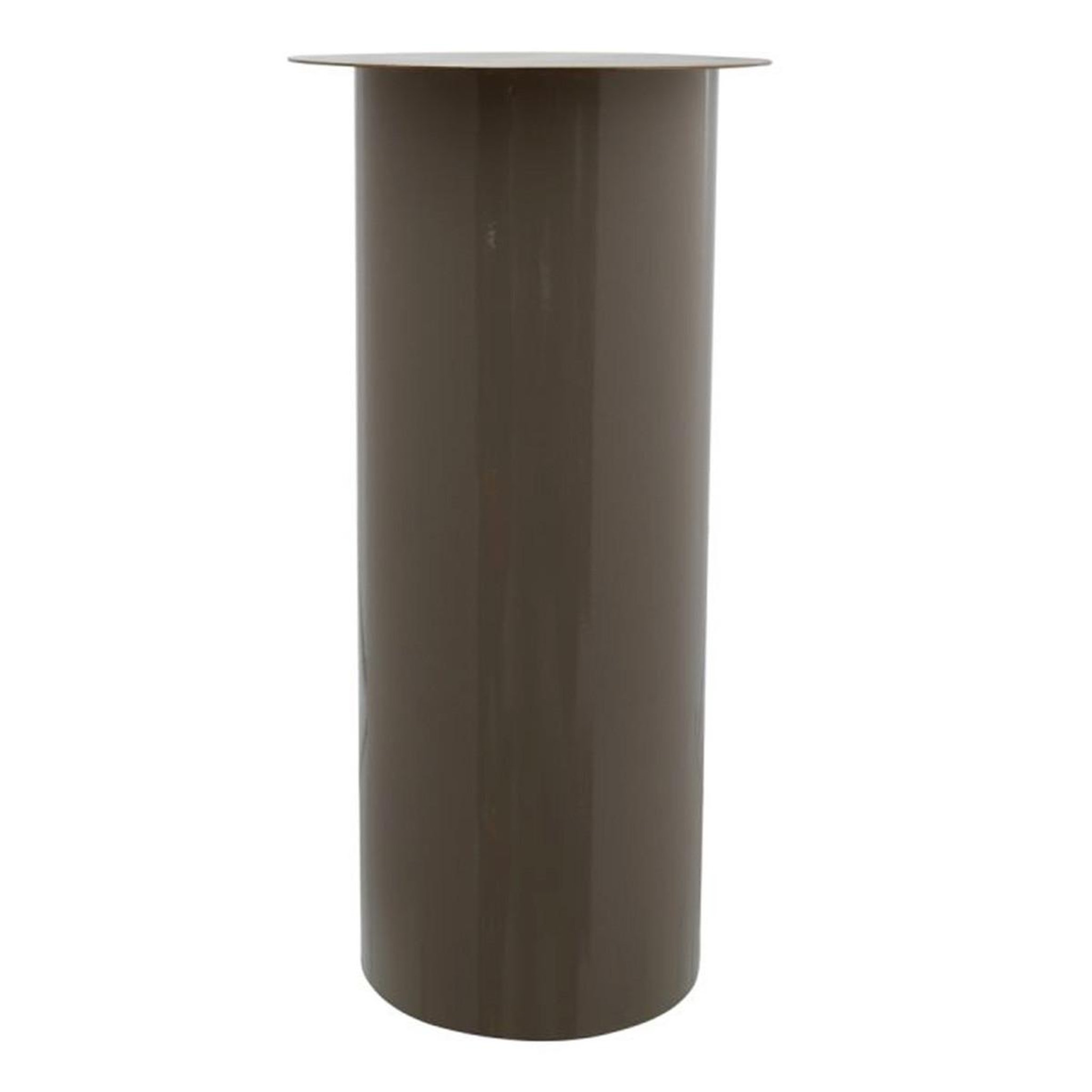 Paris Prix Bougeoir de sol  colby  40cm taupe & or