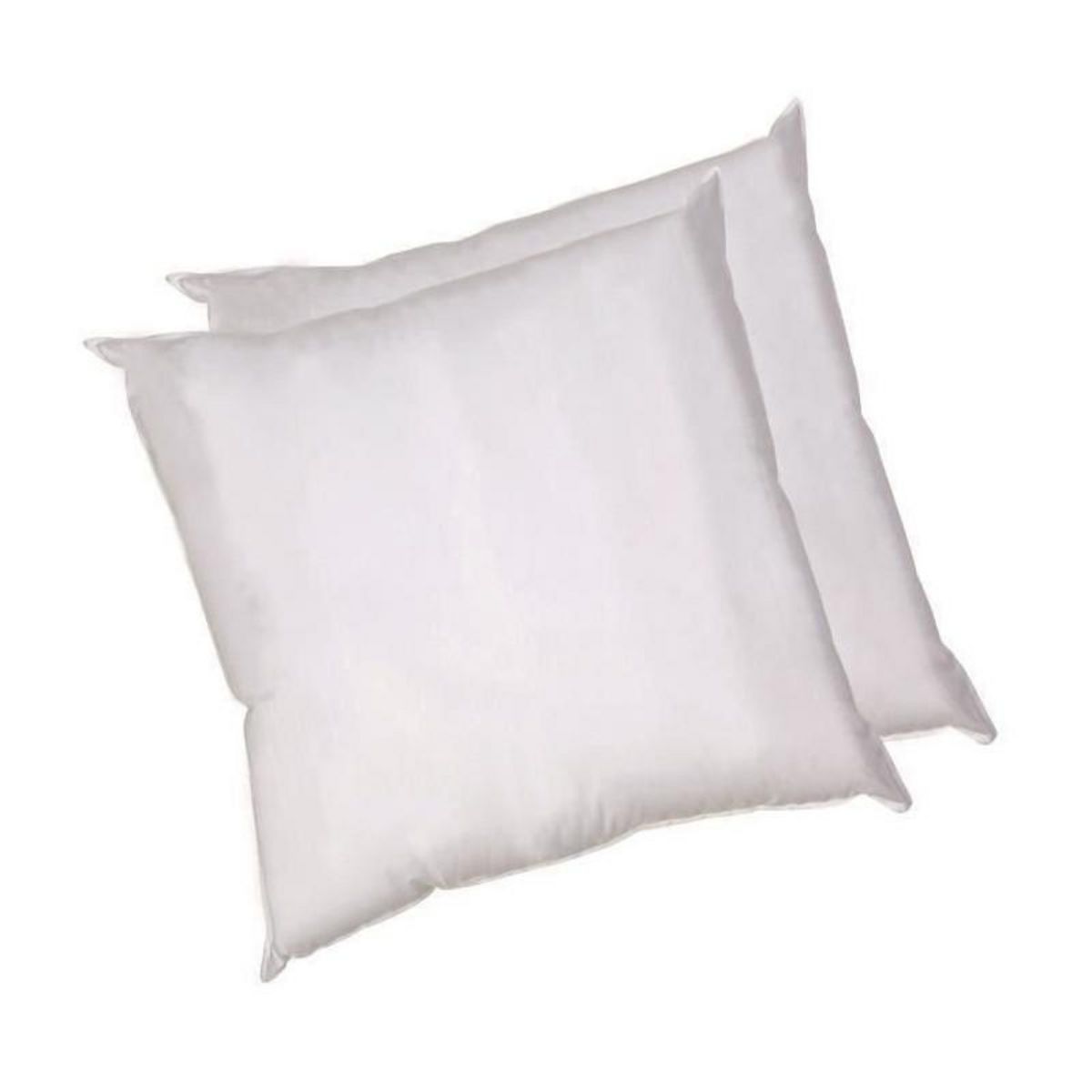 BLANREVE BLANREVE Lot de 2 Oreillers en coton - 60 x 60 cm - Blanc