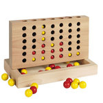 Goki GOKI Mini puissance 4 en bois