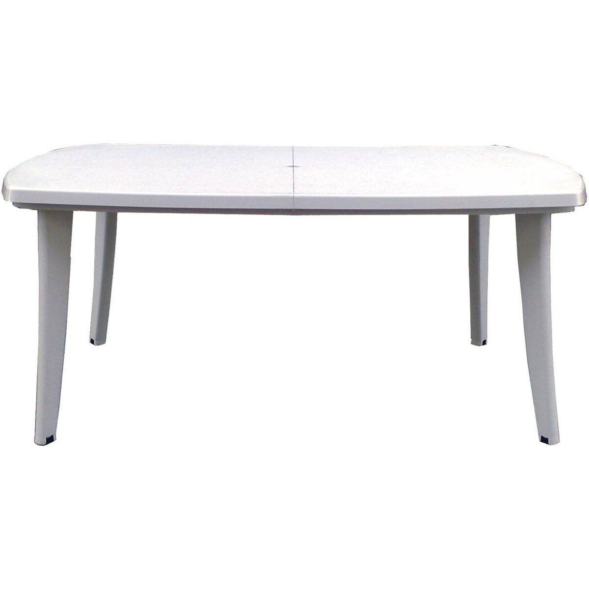 Habitat et Jardin Table de jardin extensible Atlantic - Résine - Max 2.25 m  - Blanc pas cher 