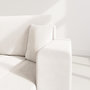 Voir la diapositive 4 : BEST MOBILIER Nicole - canapé panoramique en u 7 places convertible avec coffre en tissu