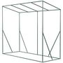 Voir la diapositive 6 : OUTSUNNY Serre de jardin balcon 1,54 m² - porte zippée enroulable, 2 fenêtres moustiquaires - acier PE haute densité anti-UV vert