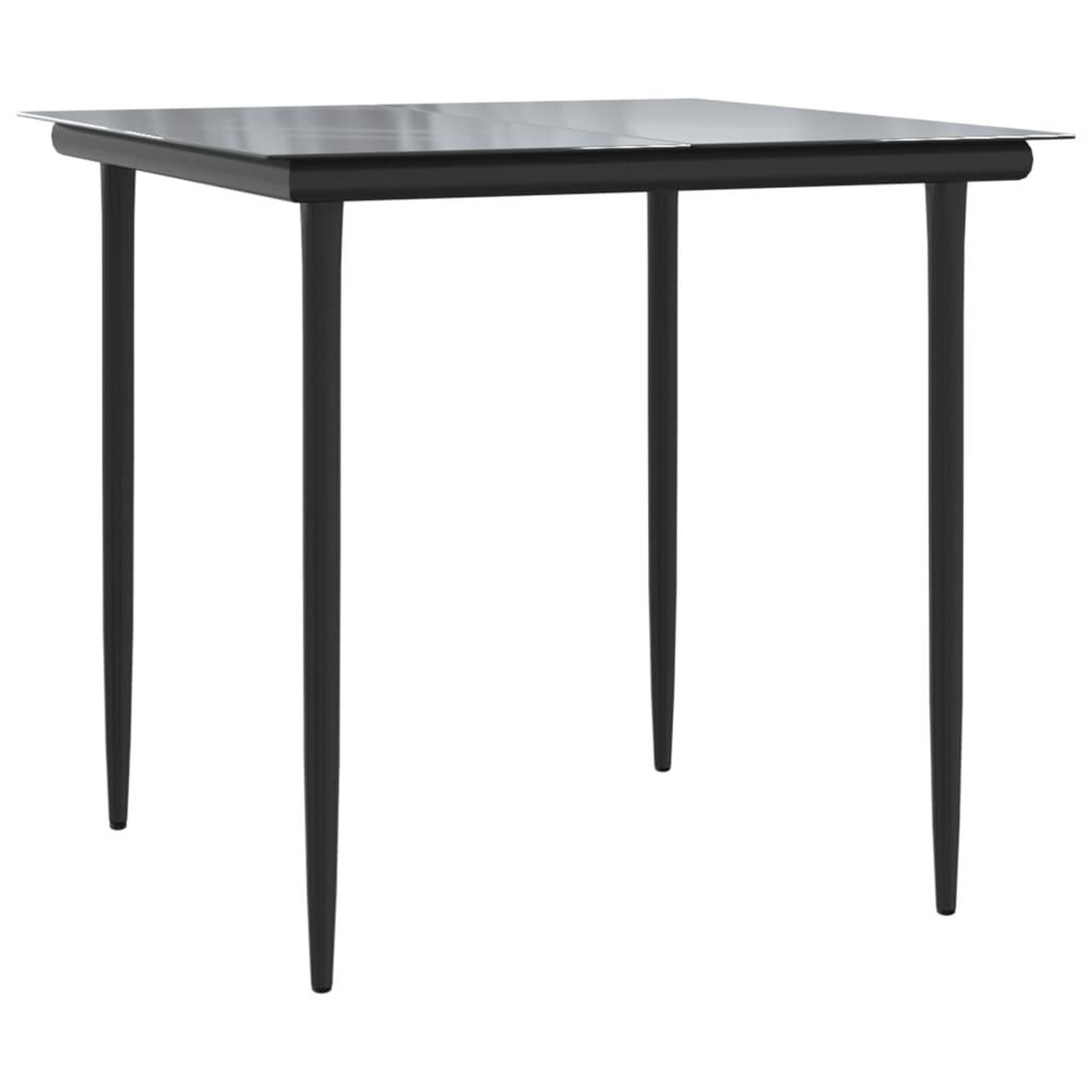 Voir la diapositive 3 : VIDAXL Ensemble a manger de jardin 5 pcs coussins gris resine tressee