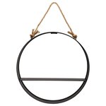 ATMOSPHERA Etagère murale Sphère - Noir