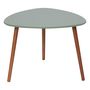 Voir la diapositive 3 : ATMOSPHERA Lot de 3 tables d'appoint design Mileo - Vert, ocre et blanc