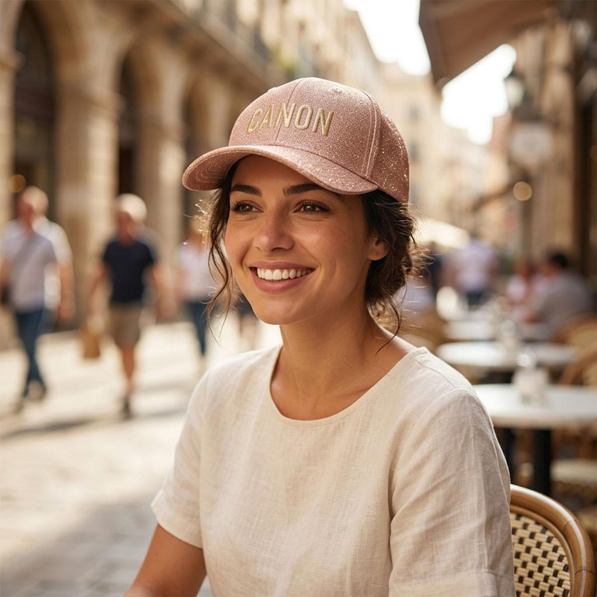 OZABI OZABI Lot 2 Casquettes Pailletées Femme – Message Brodé Fantaisie Humoristique