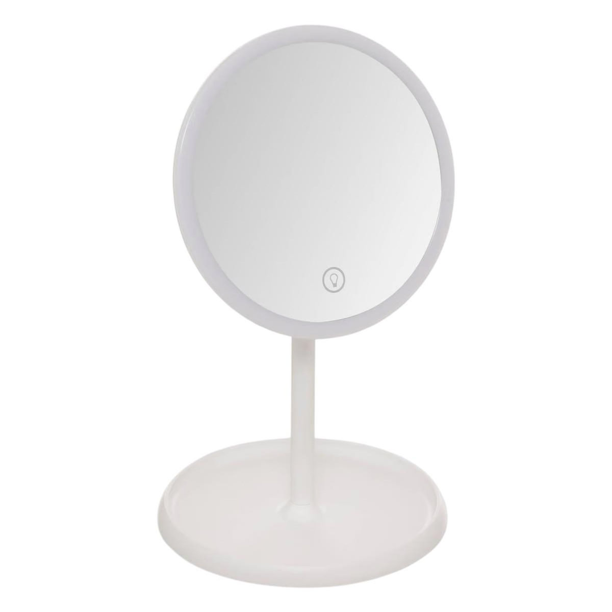 FIVE Miroir Lumineux à Poser  Tactile  30cm Blanc