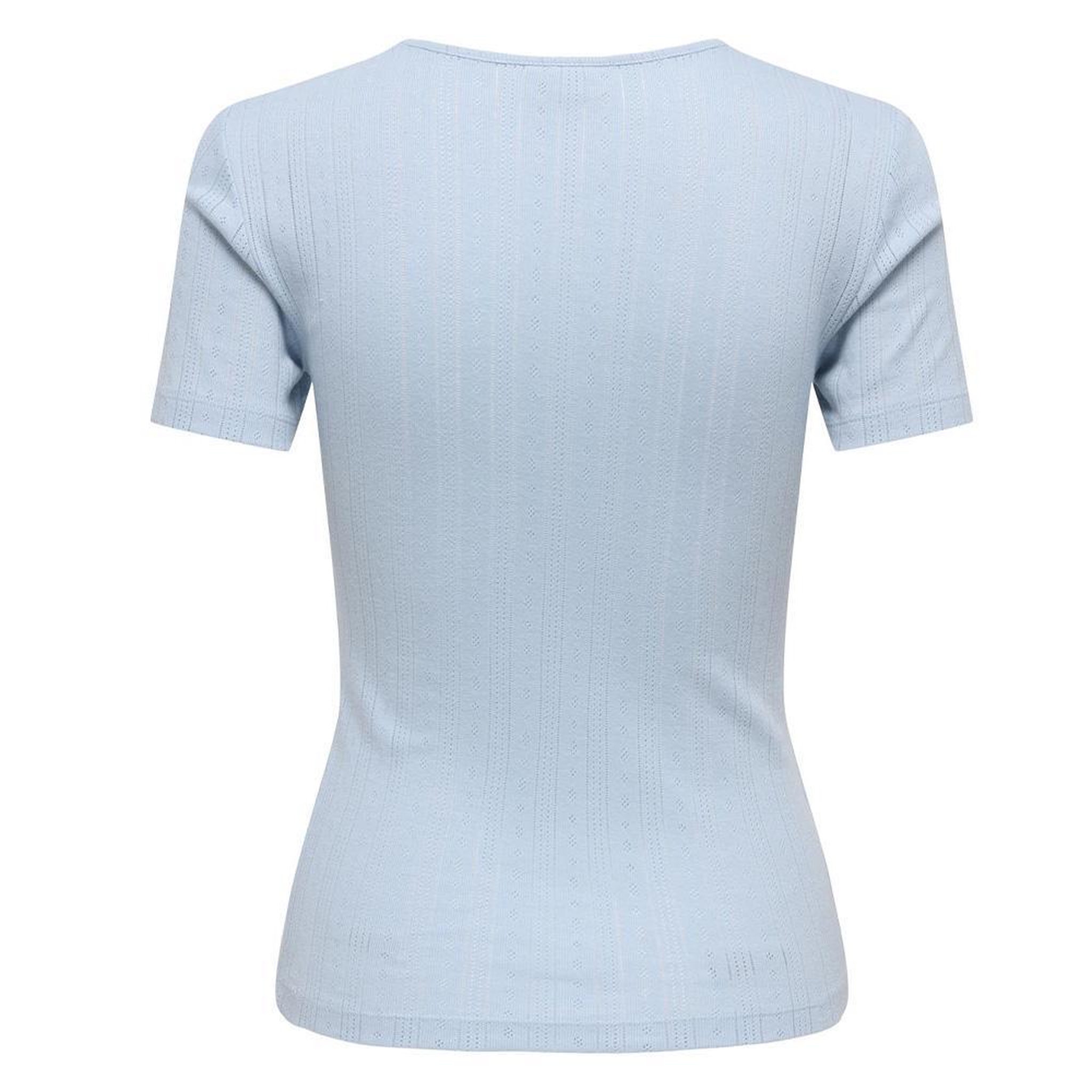 Voir la diapositive 2 : JACQUELINE DE YONG T-Shirt Bleu Femme JDY Salsa