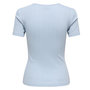 Voir la diapositive 2 : JACQUELINE DE YONG T-Shirt Bleu Femme JDY Salsa