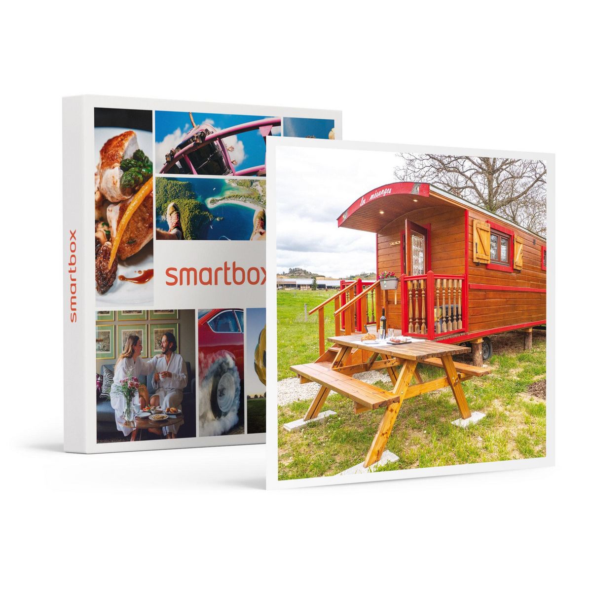 Smartbox 4 jours insolites en roulotte près de Carcassonne - Coffret Cadeau Séjour