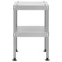 Voir la diapositive 3 : VIDAXL Table pour fumoir a four 40x28x44,5 cm acier galvanise