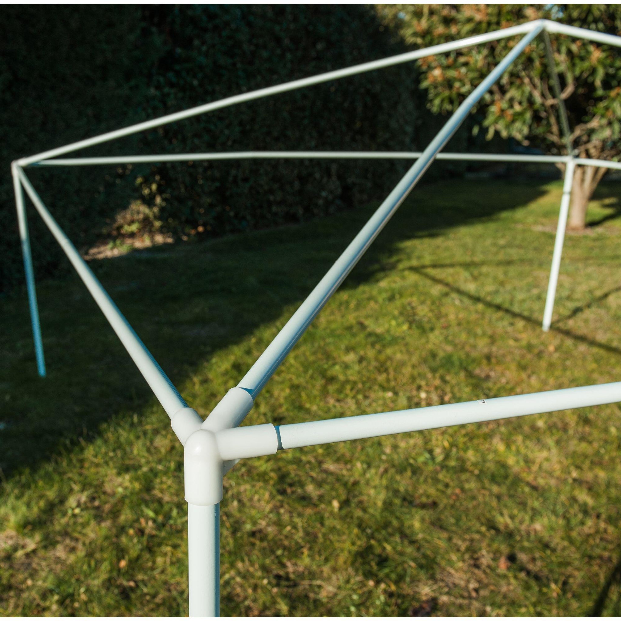 Voir la diapositive 4 : WERKAPRO Tente de réception couleur taupe  3x3m  WERKA PRO