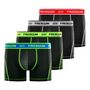 Voir la diapositive 1 : FREEGUN Lot de 4 Boxers homme Aktiv Sport Fluo